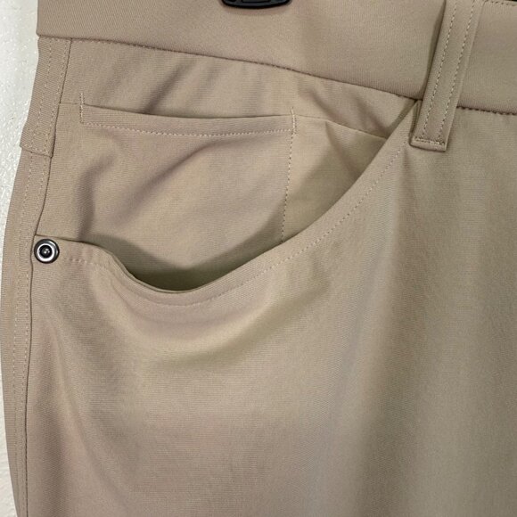 Lululemon ABC Pant Slim Fit 42x32 Brown Khaki Warpstreme 4-Way Stretch NWT - Picture 5 of 14